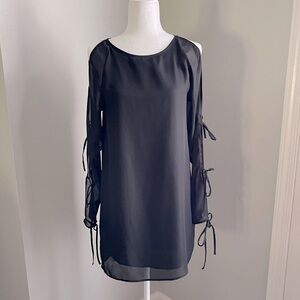 Missguided Open Tie Sleeve Dress
